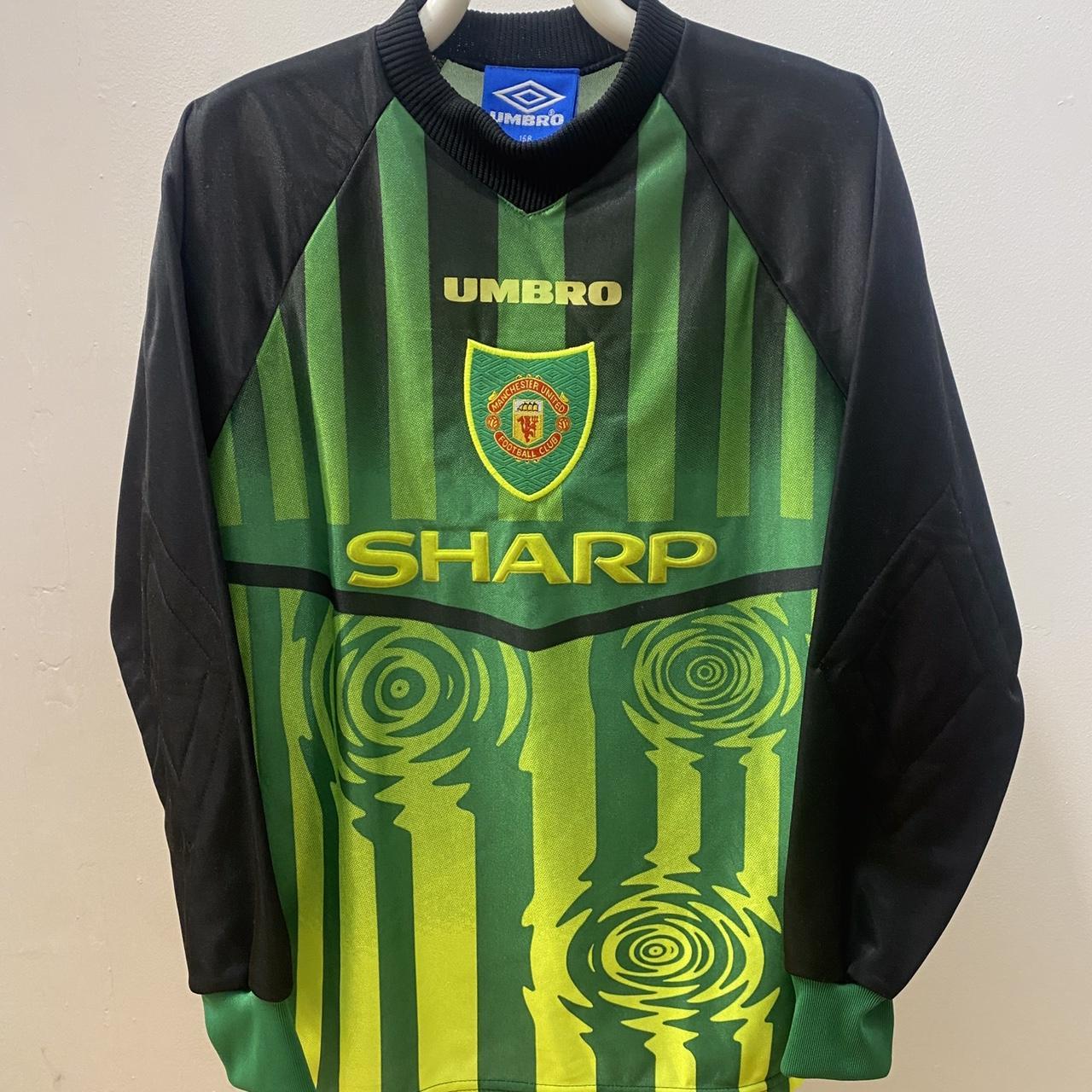 Manchester United Home GK Jersey Retro Depop