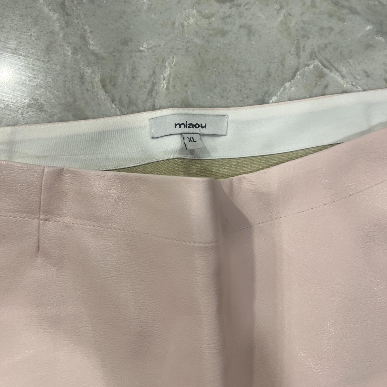 Miaou Women's Skirt - Pink - XL – Miaou Pink Fig Faux