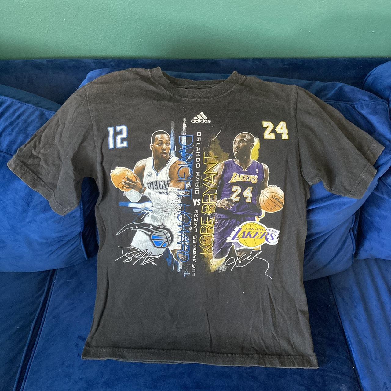 Adidas Kobe Bryant Los Angeles Lakers t shirt. - Depop