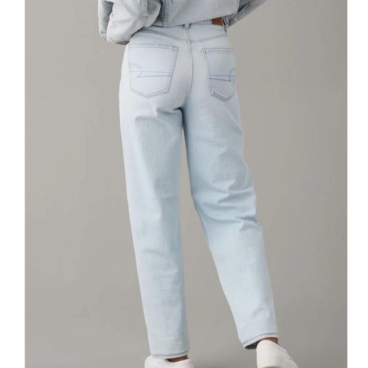 AE Strigid Highest Waist Crossover Baggy Straight Jean