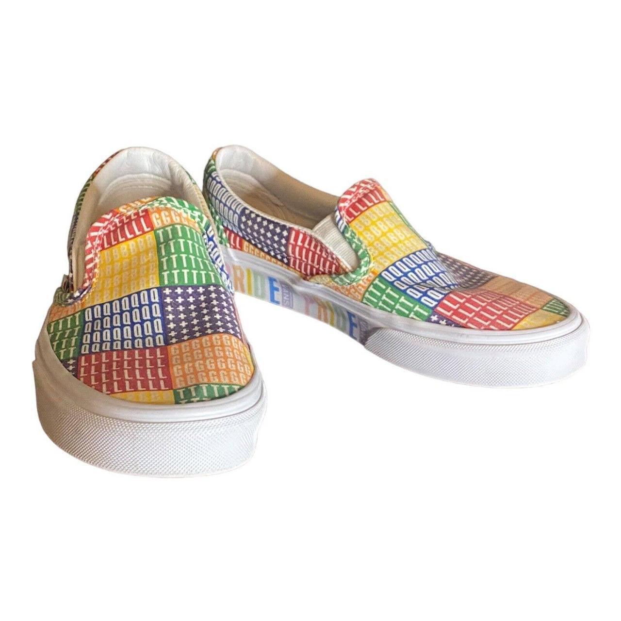 Vans classic slip on on sale multicolor