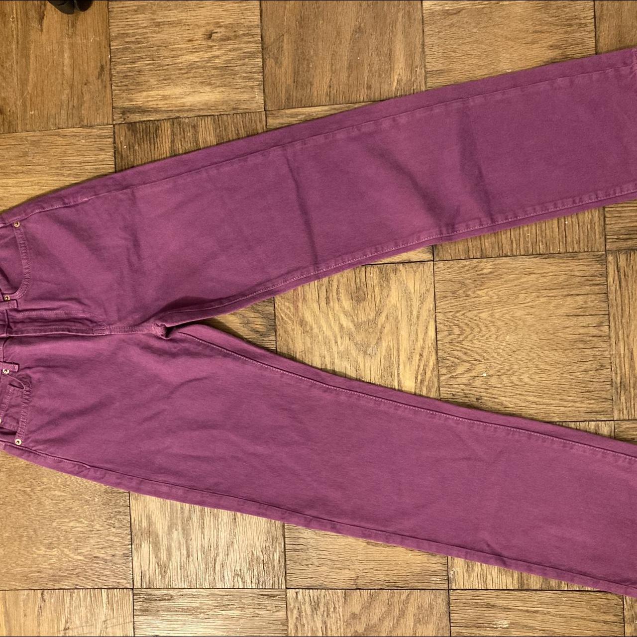 Urban Outfitters Purple Wash Cowboy Style Jeans... Depop