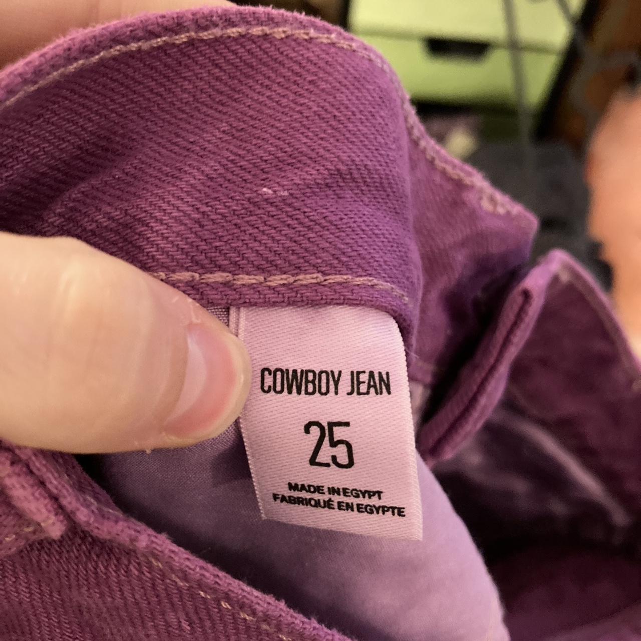 Urban Outfitters Purple Wash Cowboy Style Jeans... Depop