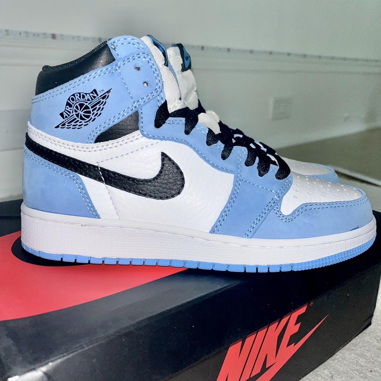 university blue jordan 1 womens size 8