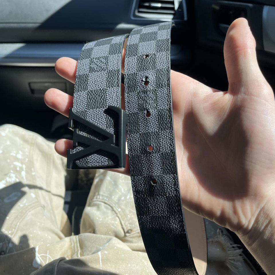 LV / Supreme Mens Belt Used condition - Depop