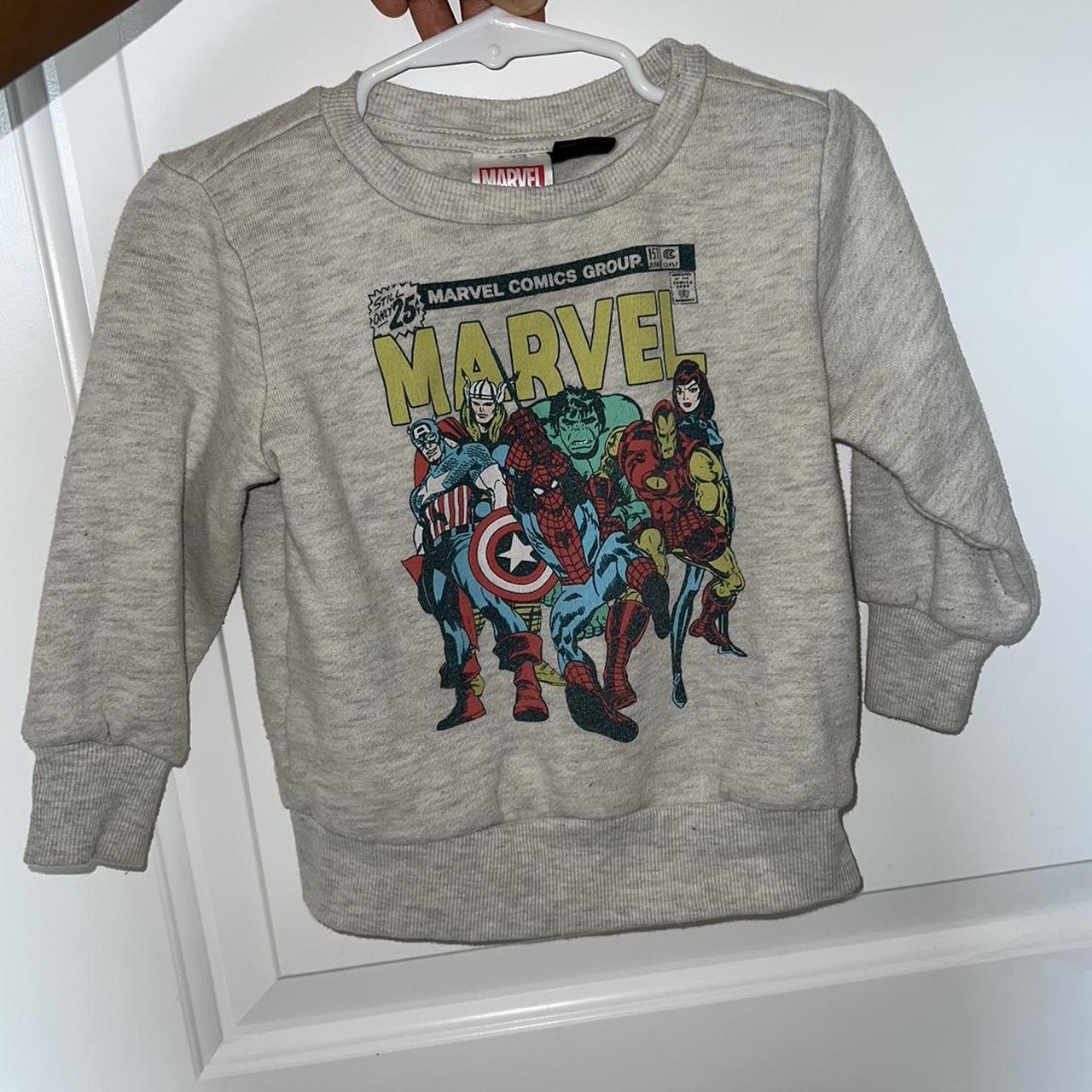 Boys marvel sweatshirt hot sale