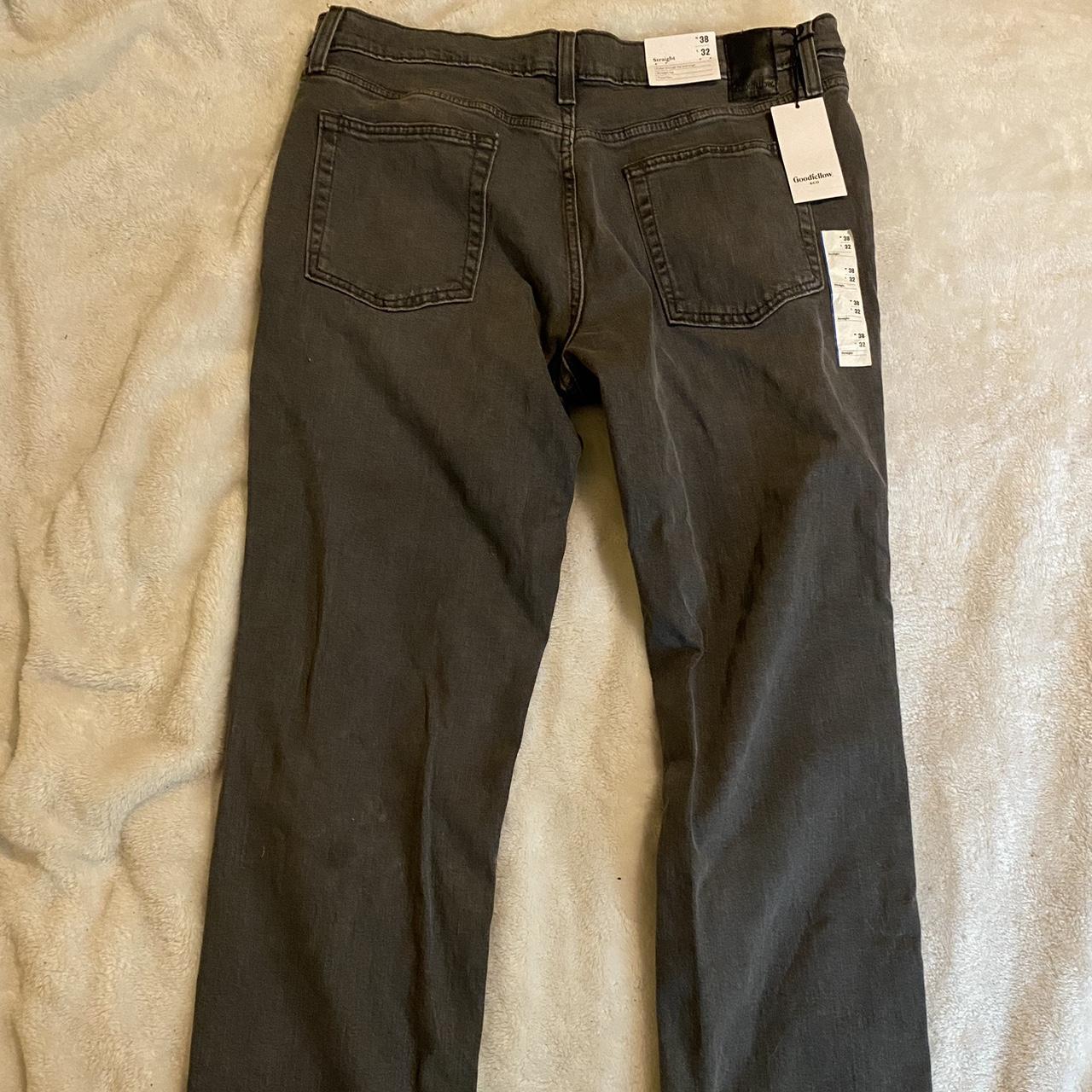 Brand New Men’s Straight Cut Jeans Size 38x32 Dark... - Depop