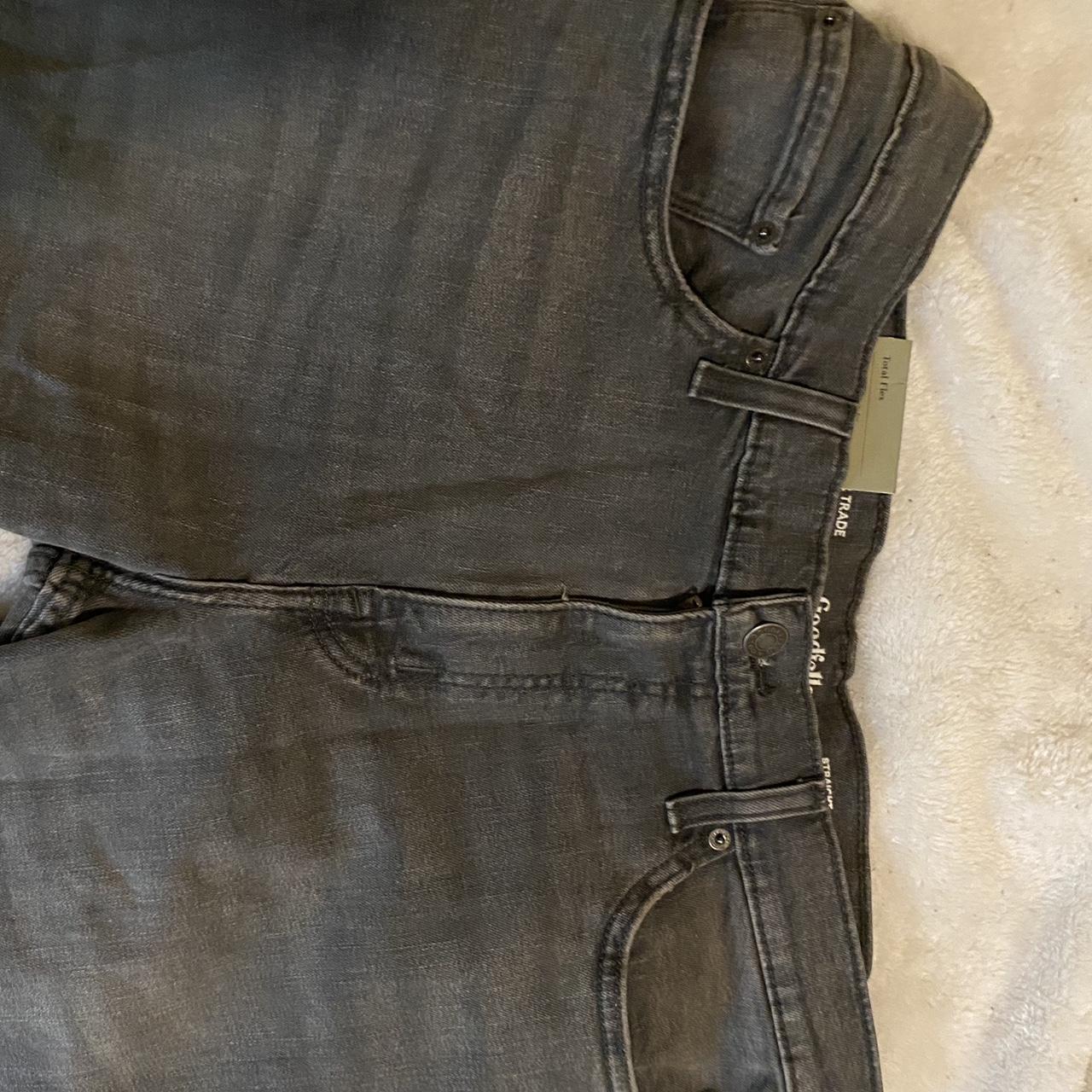 Brand New Men’s Straight Cut Jeans Size 38x32 Dark... - Depop