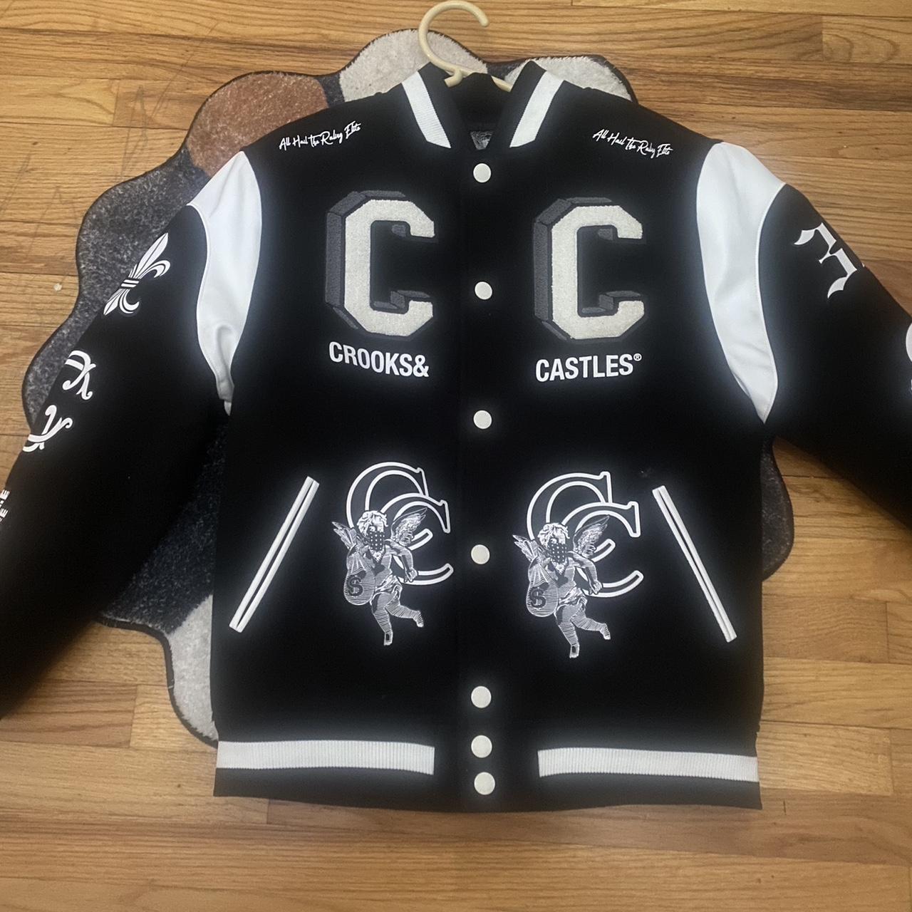 Crooks and shop castles varsity jacket