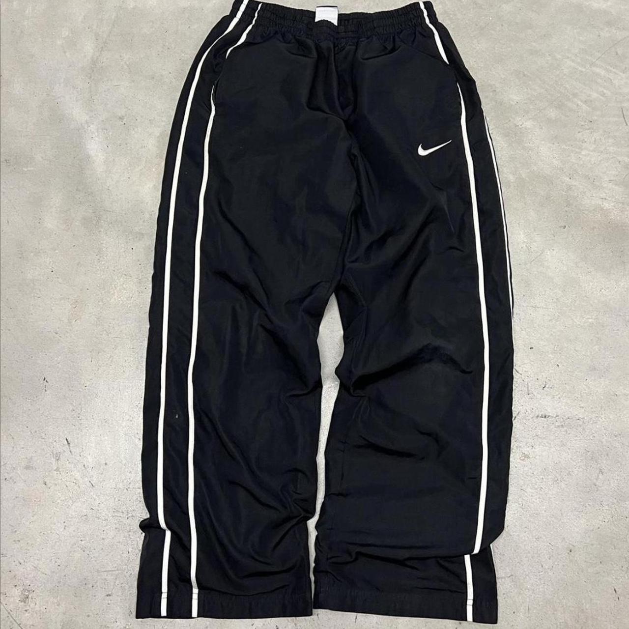 Vintage y2k Nike Track Pants Black Good condition... Depop
