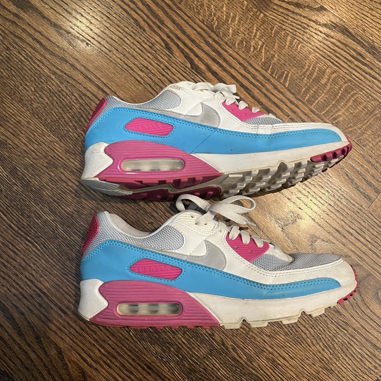 mens pink and blue nike shoes