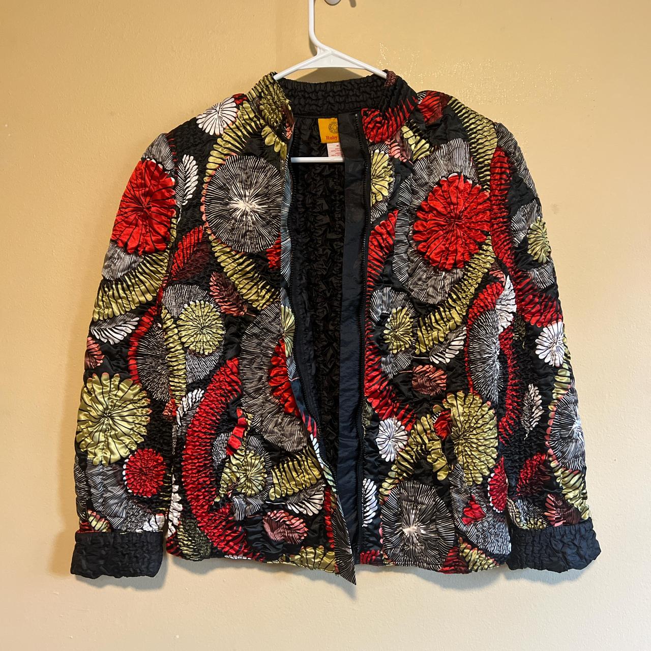 Ruby Rd. Women's Gifting Jacket - Multi/Black - M… - image 4