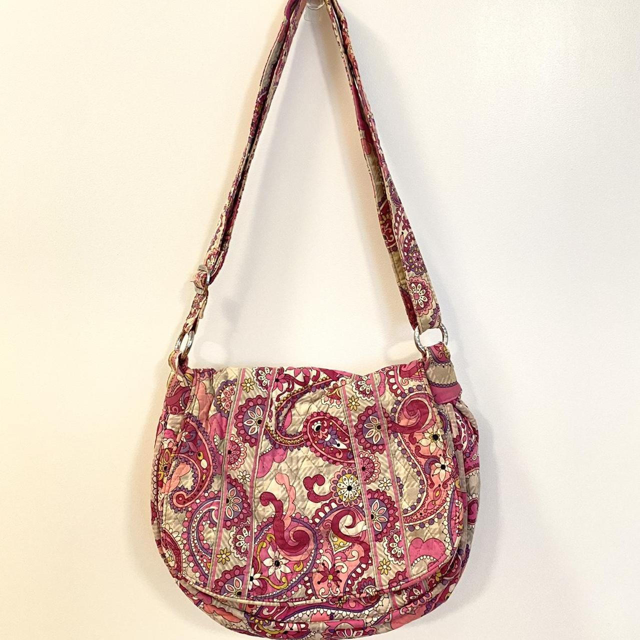 Vera Bradley saddle up paisley meets plaid crossbody... - Depop