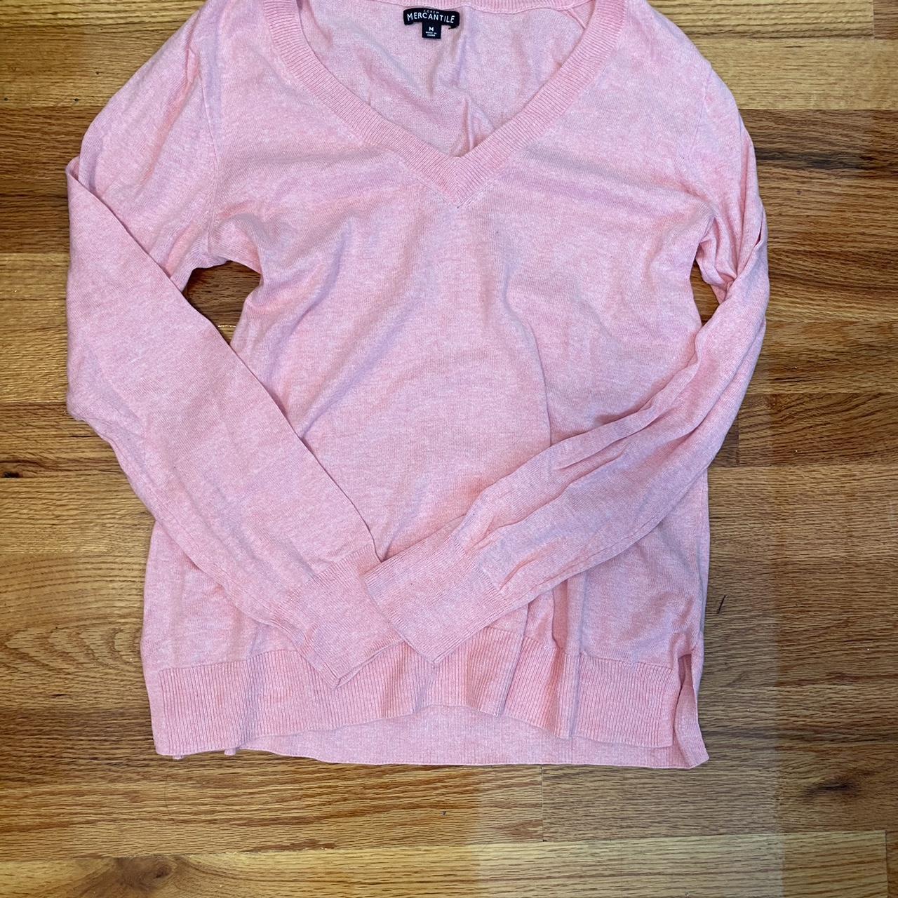 J crew pink sweater. Size medium. Super soft! Depop