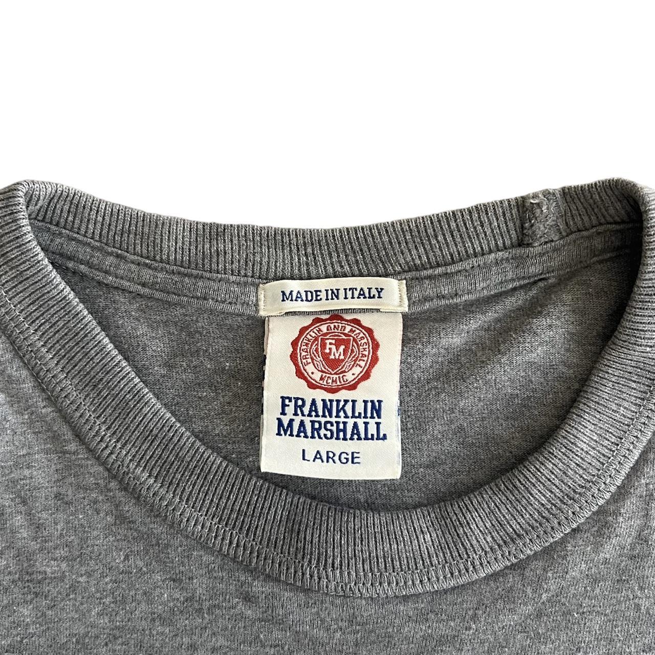 Vintage Franklin & Marshall College Grey Graphic T... - Depop