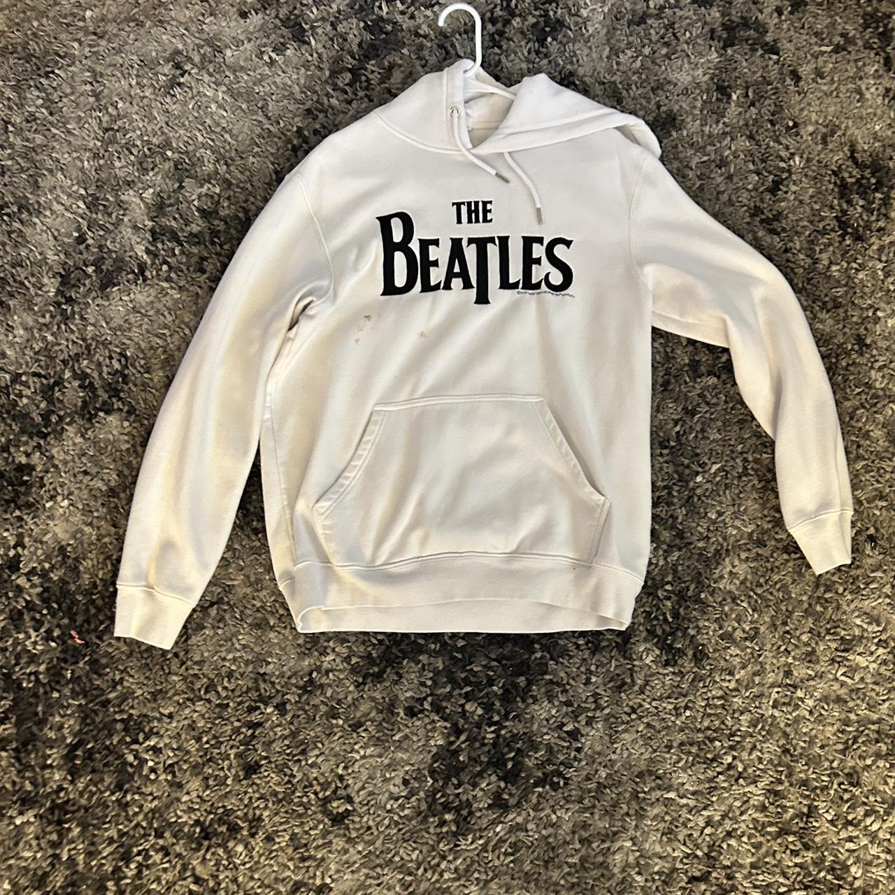 Medium H M Beatles hoodie Little brown stains on Depop