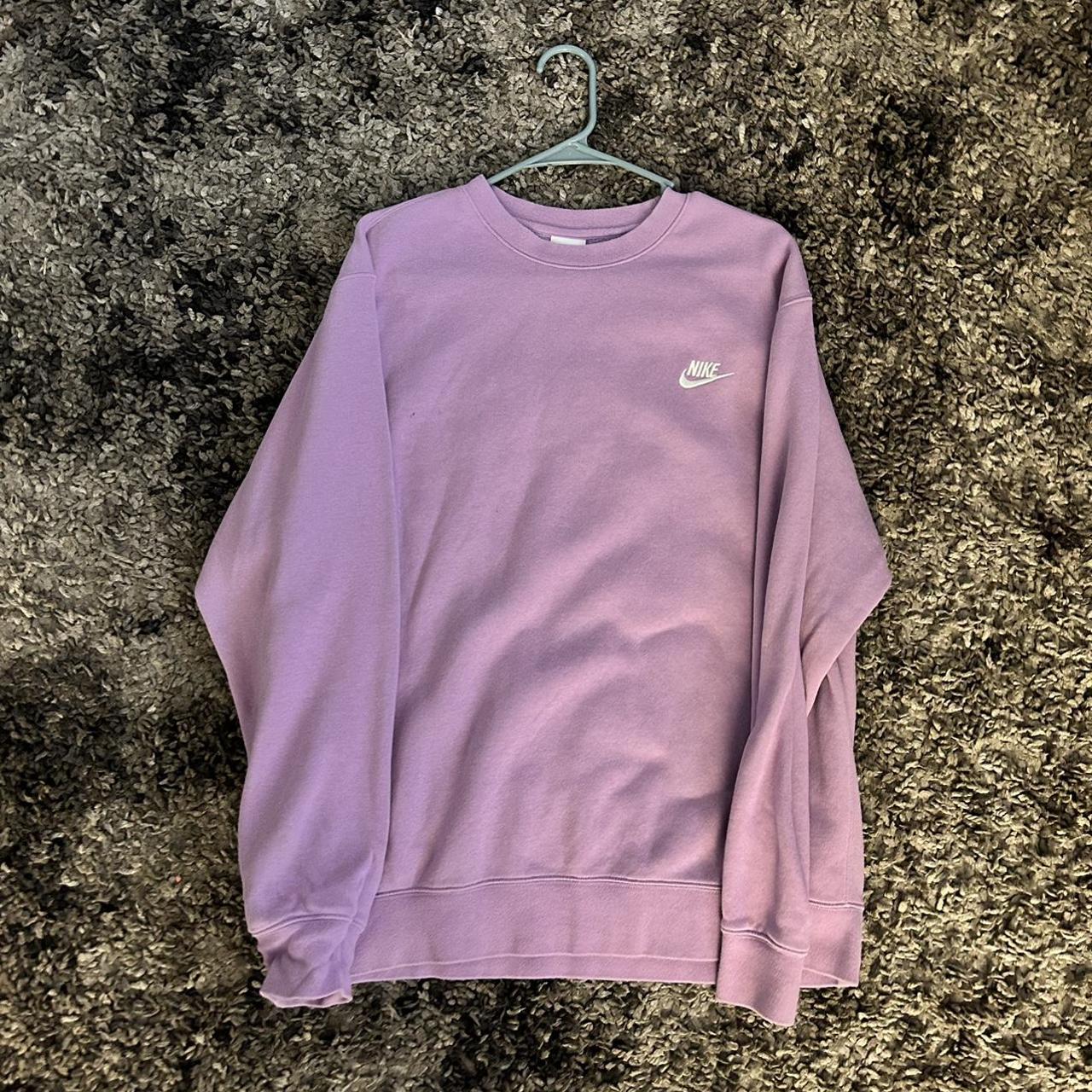 mens nike purple sweatshirt