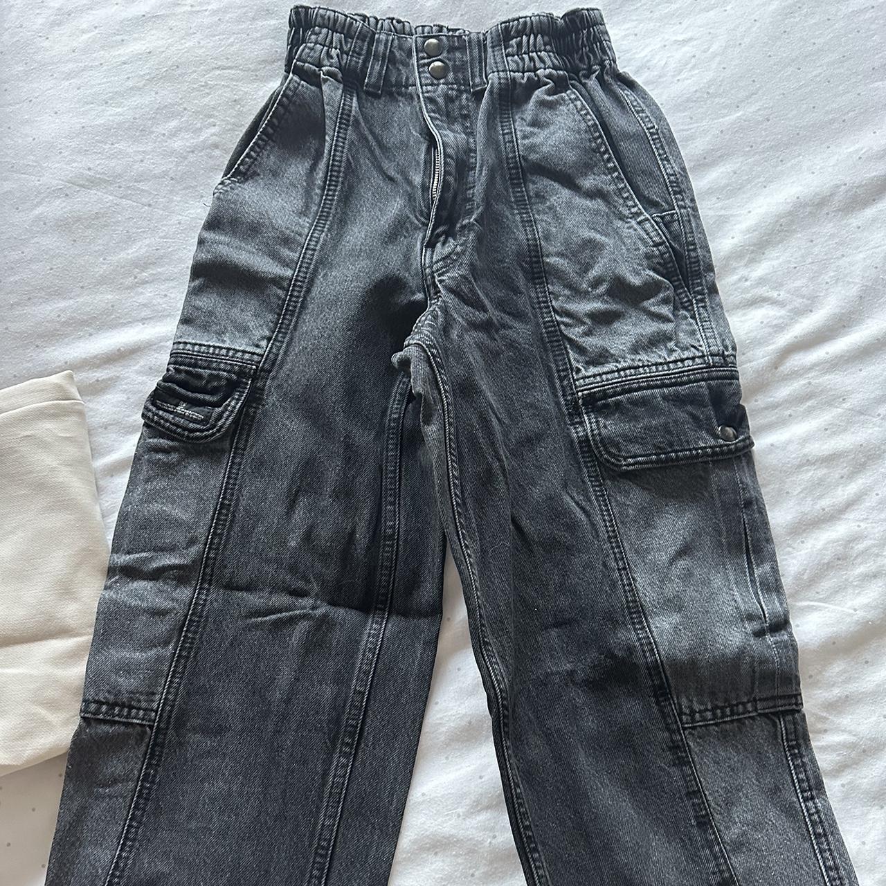 Black urban outfitters trousers - Depop