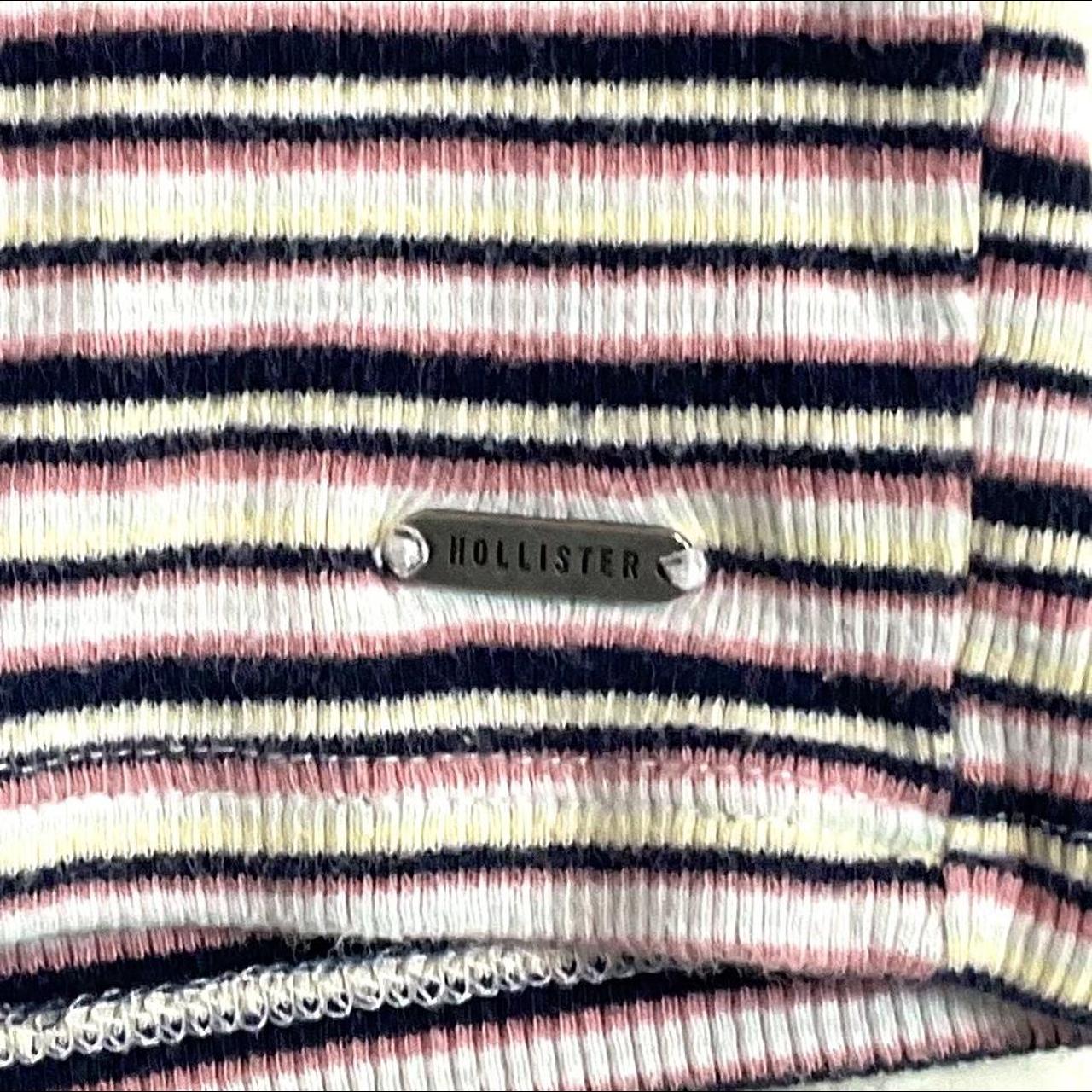 Hollister striped button down top, size small, - Depop