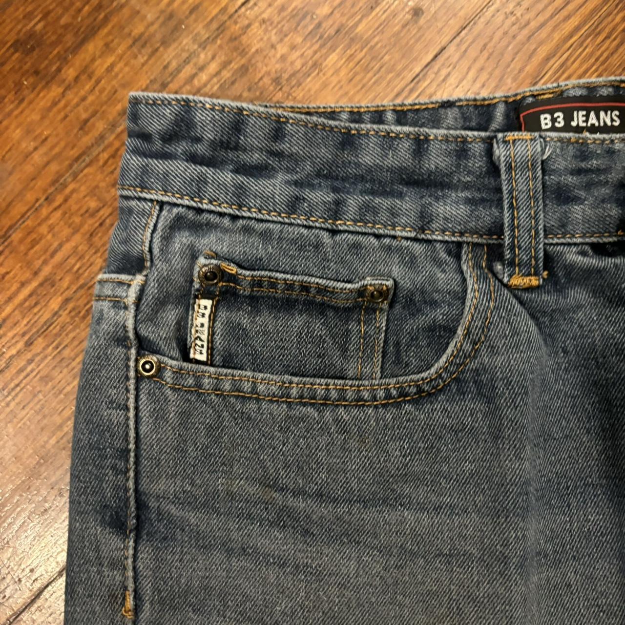 B3 jeans distressed loose fit / size 34 inseam 30... - Depop