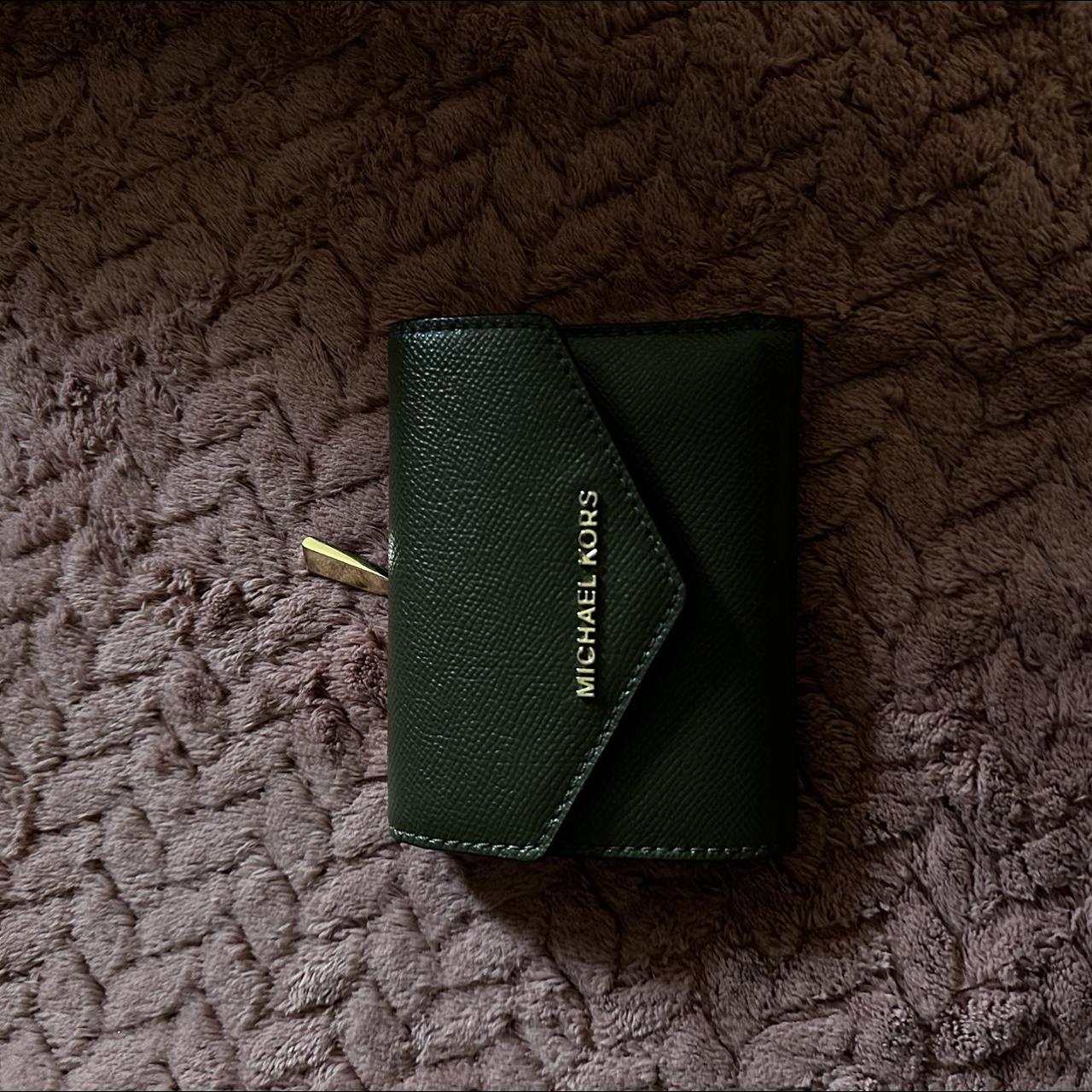 Green MK wallet - Depop