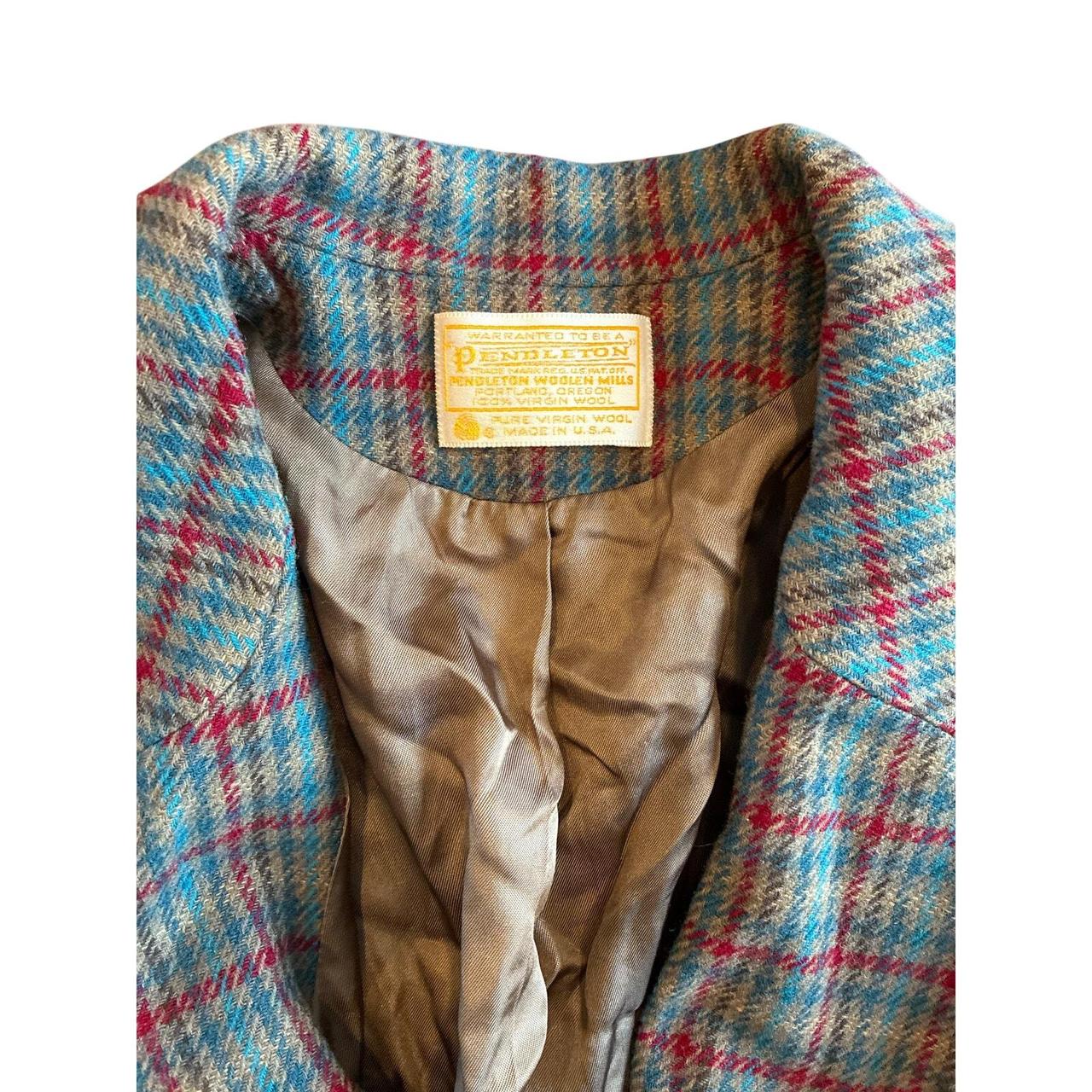 Pendleton Women's Jacket - Blue/Red - M – Beautif… - image 2