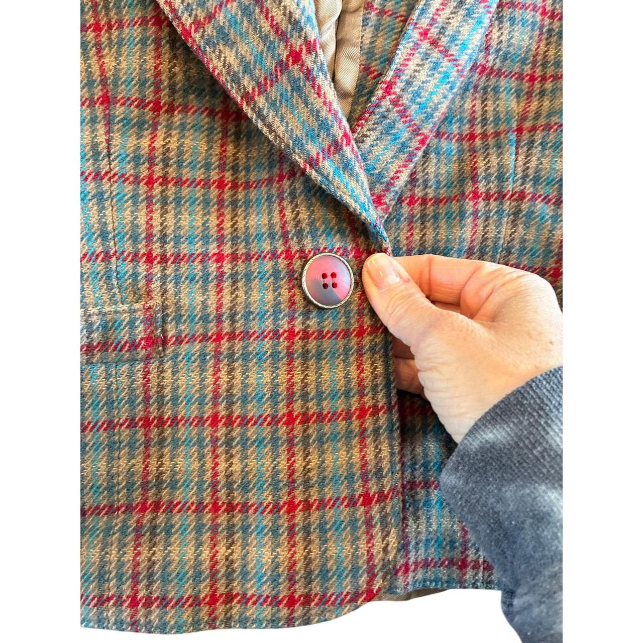 Pendleton Women's Jacket - Blue/Red - M – Beautif… - image 3