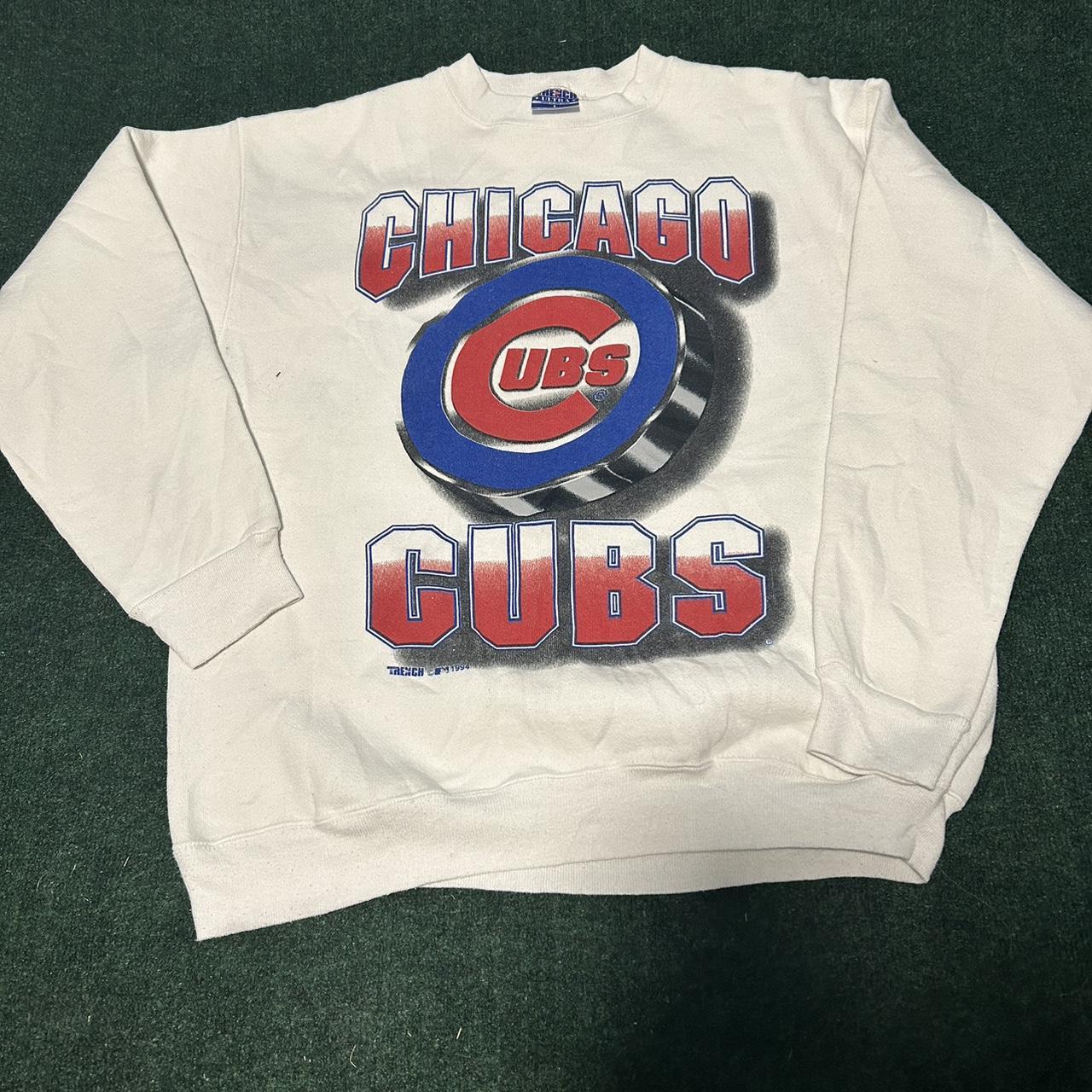 Green vintage Cubs crewneck - Depop