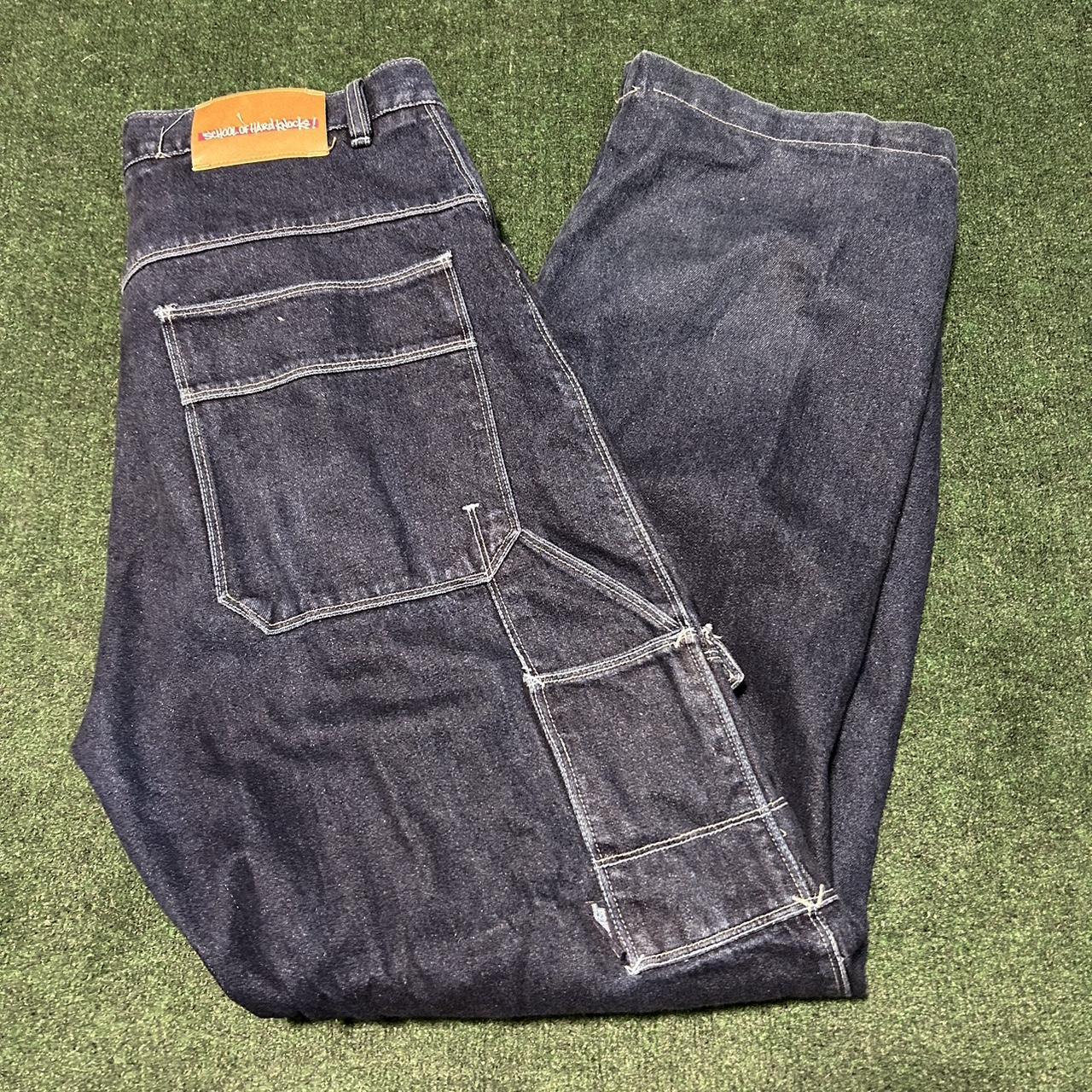 Y2K Fubu Style School of Hard Knocks Jeans Perfect... - Depop