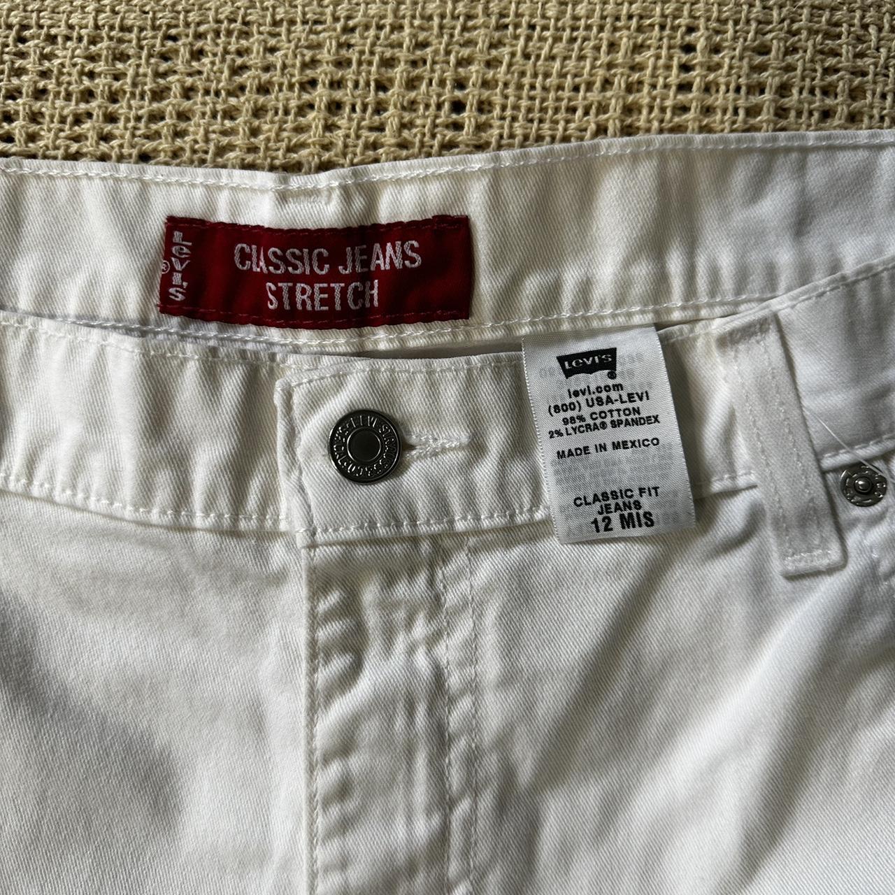 Classic white Levi Strauss & co Classic jeans... - Depop