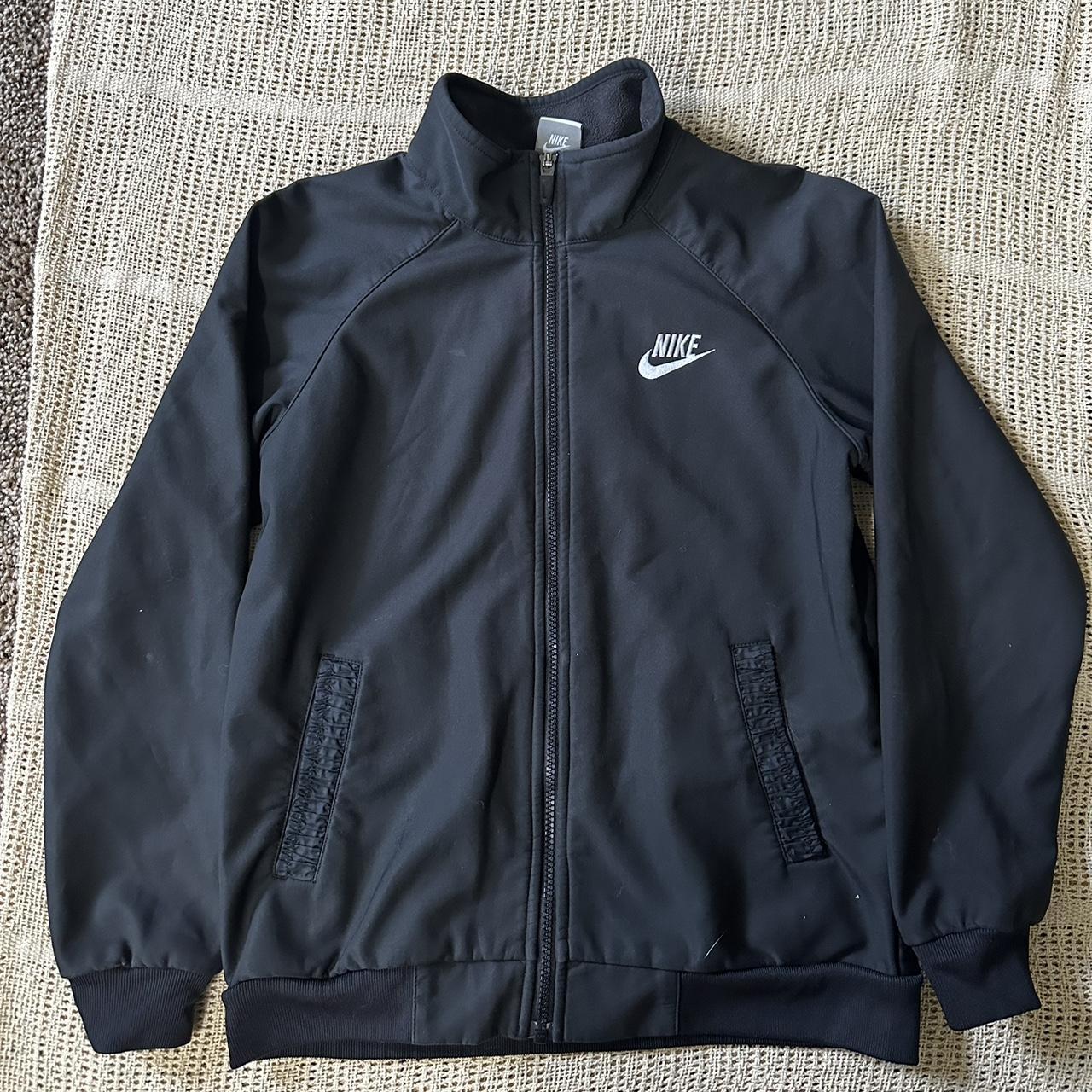 Nike black jacket Brand Nike Color black Seller... Depop