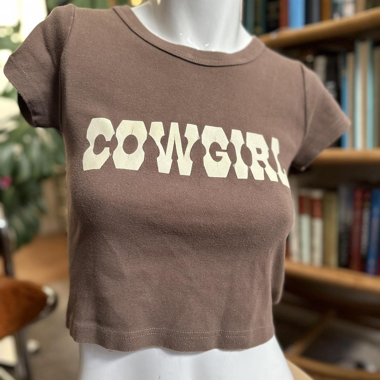 Brandy Melville cowboy crop top. Size Xs. brandy... Depop