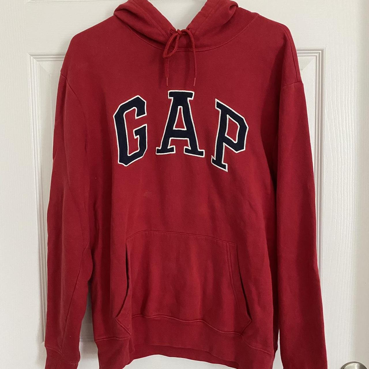 Red Gap Hoodie - size large - minimal wear, no... - Depop