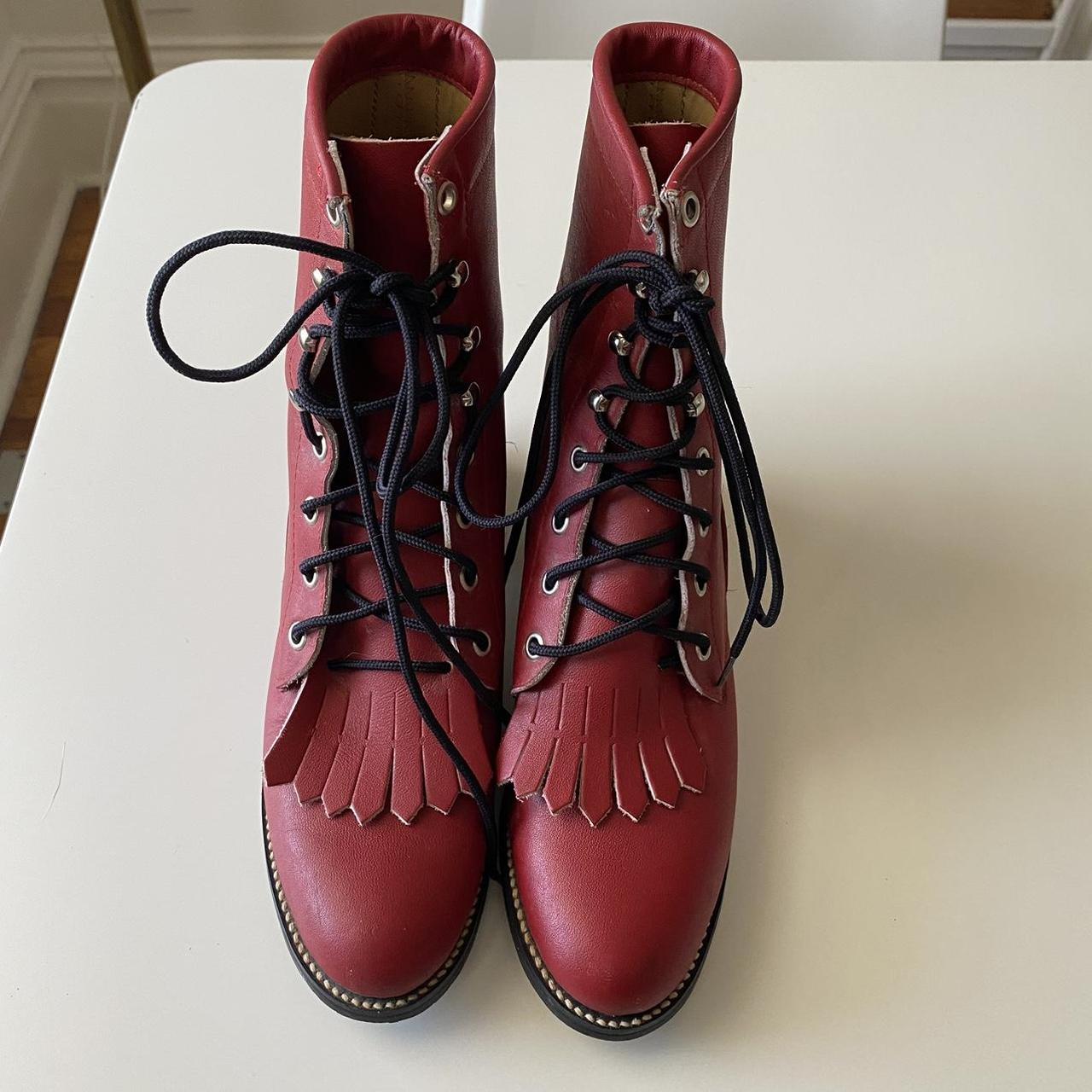 Women's Red Boots | Depop