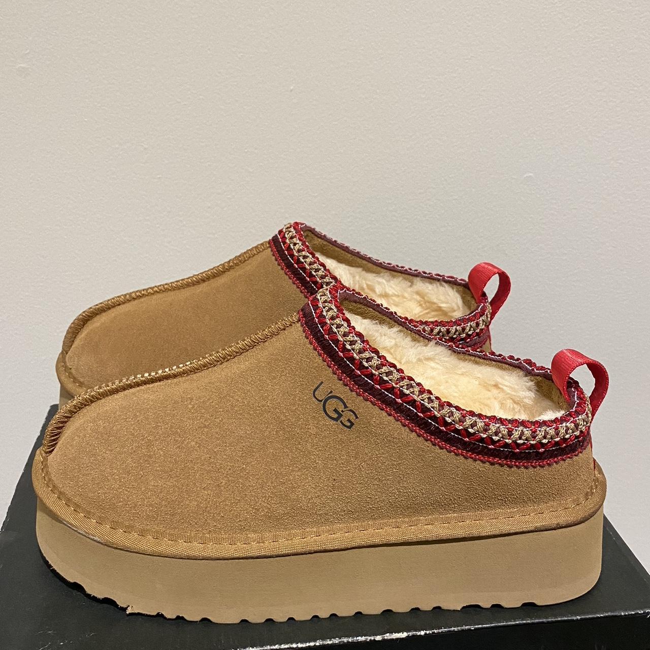 UGG Women's Brown and Red Slippers