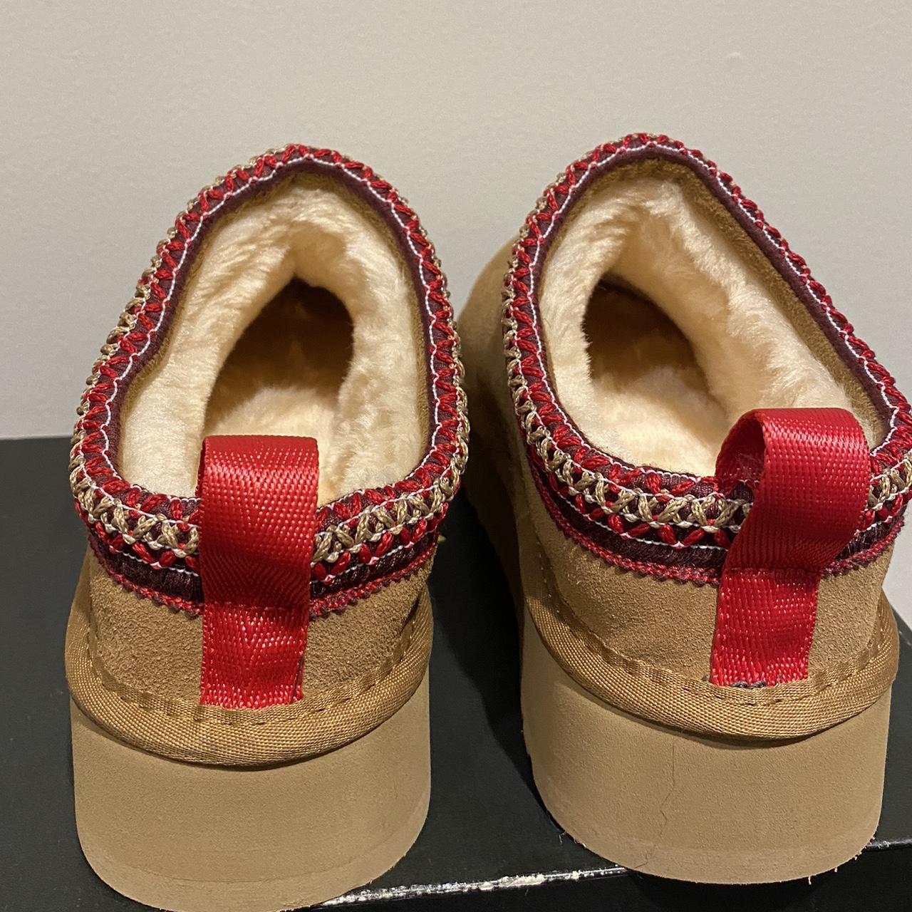 UGG Women's Brown and Red Slippers (2)