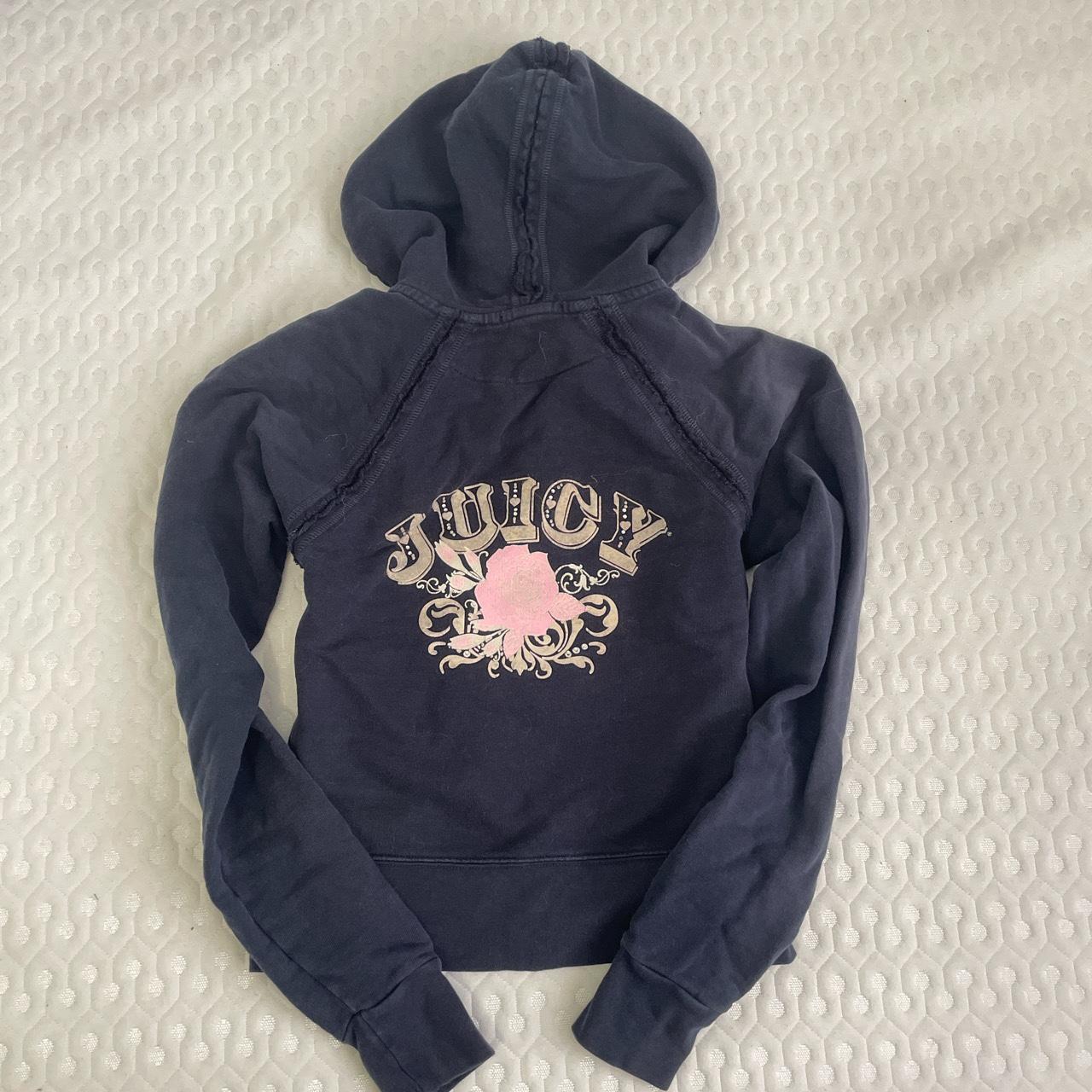 Y2k zip up with Juicy design on the back! It’s... - Depop