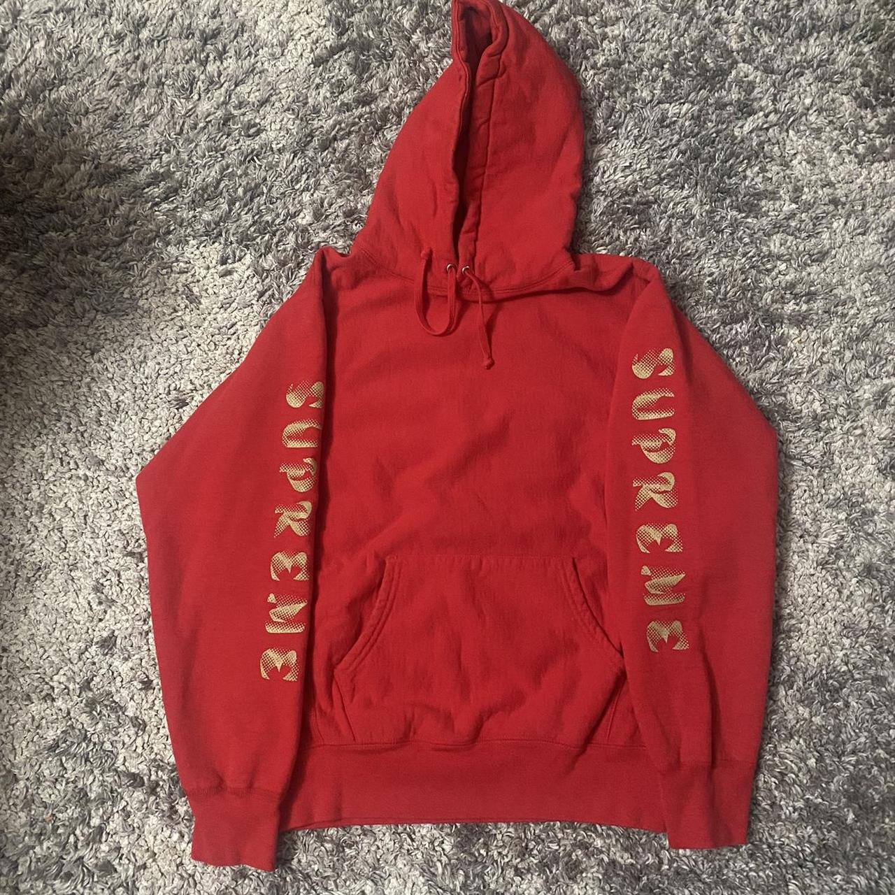 Gold supreme outlet hoodie