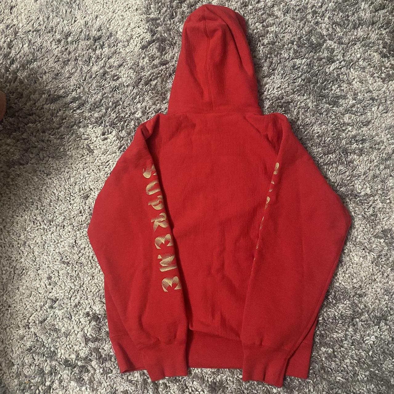 Supreme 2024 hoodie gold