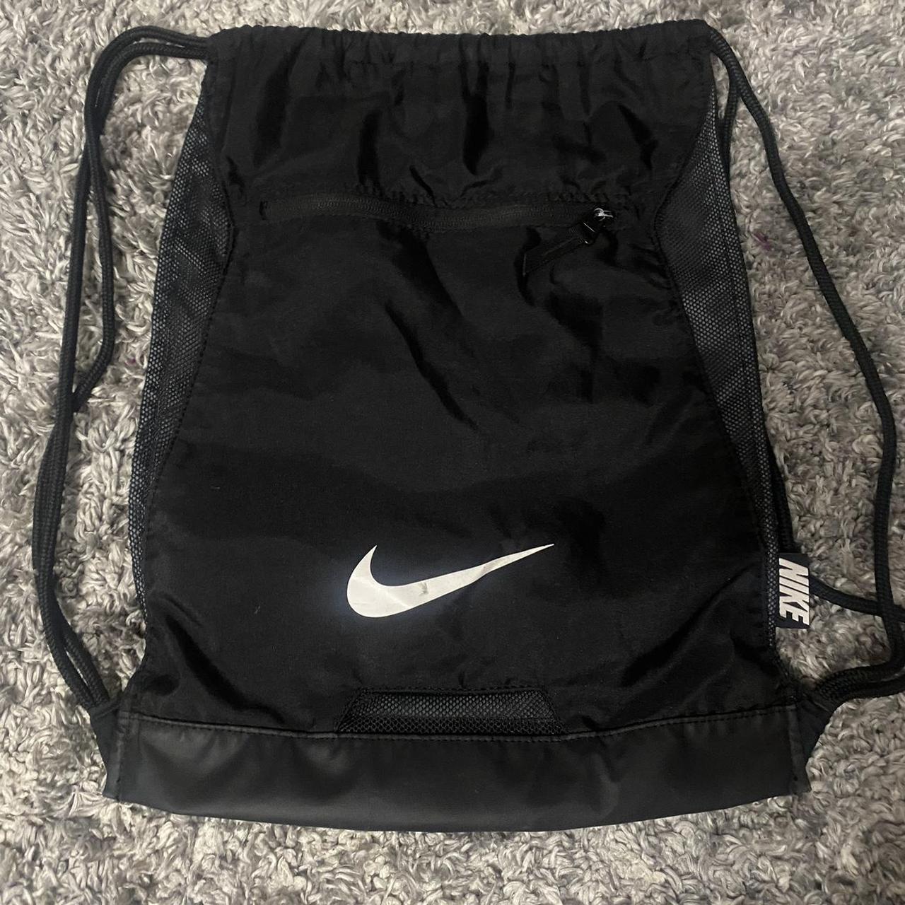 - Nike string bag / backpack - small stain on logo... - Depop