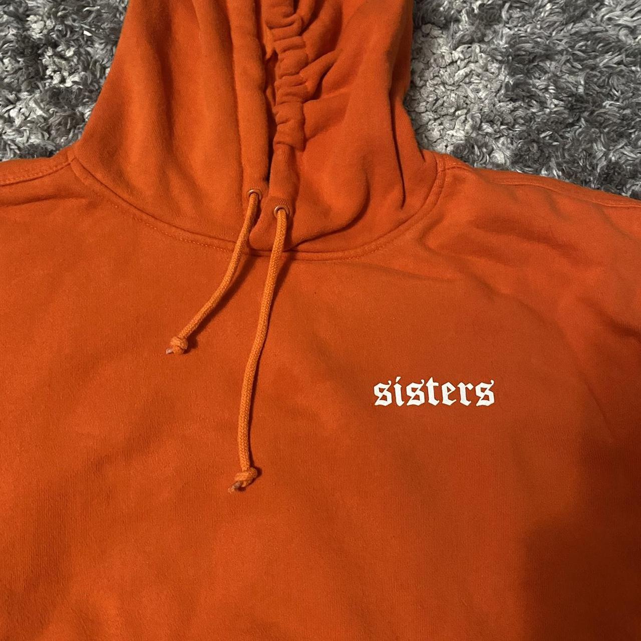 James Charles orange sisters merch hoodie Size. Depop