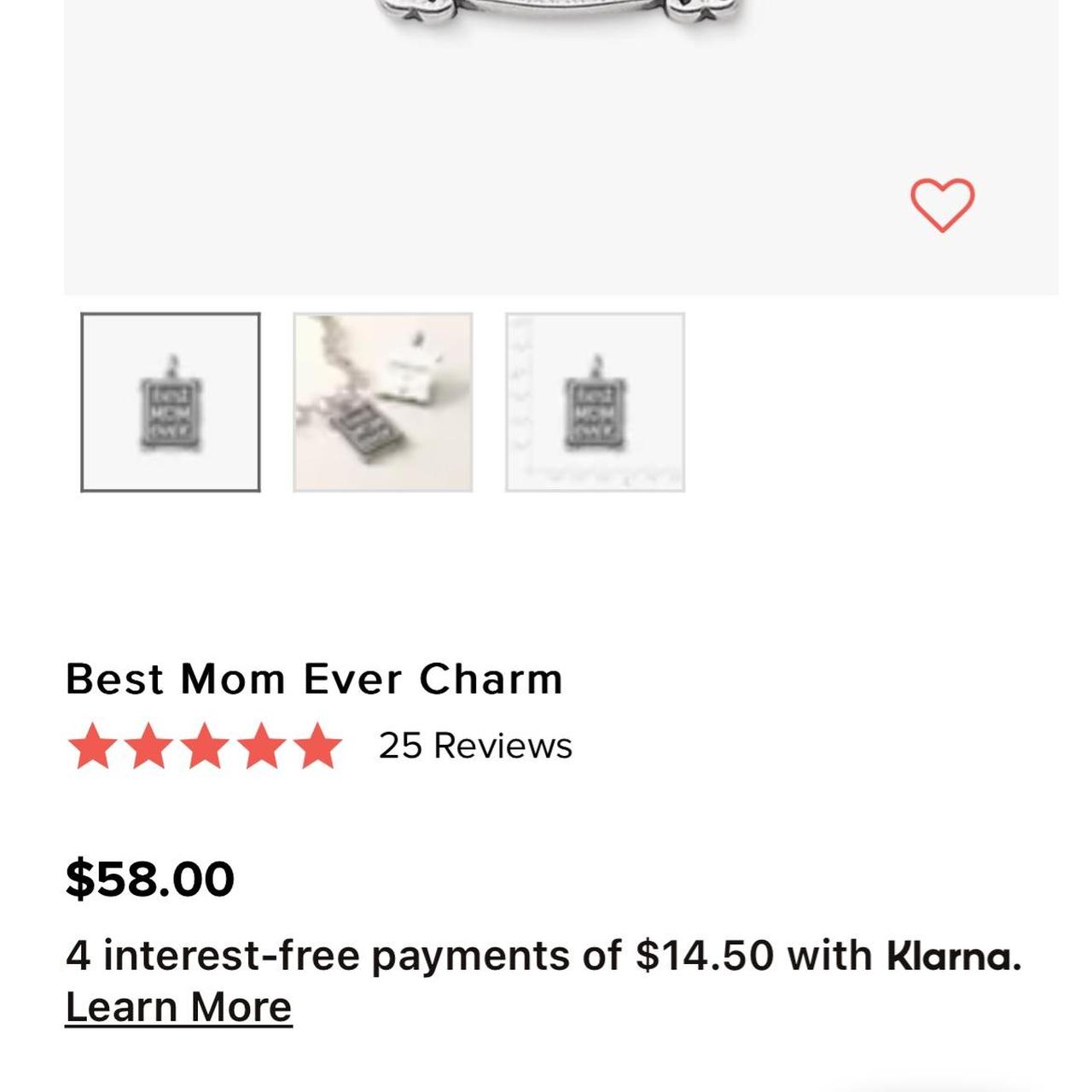 James avery best deals mom ever charm