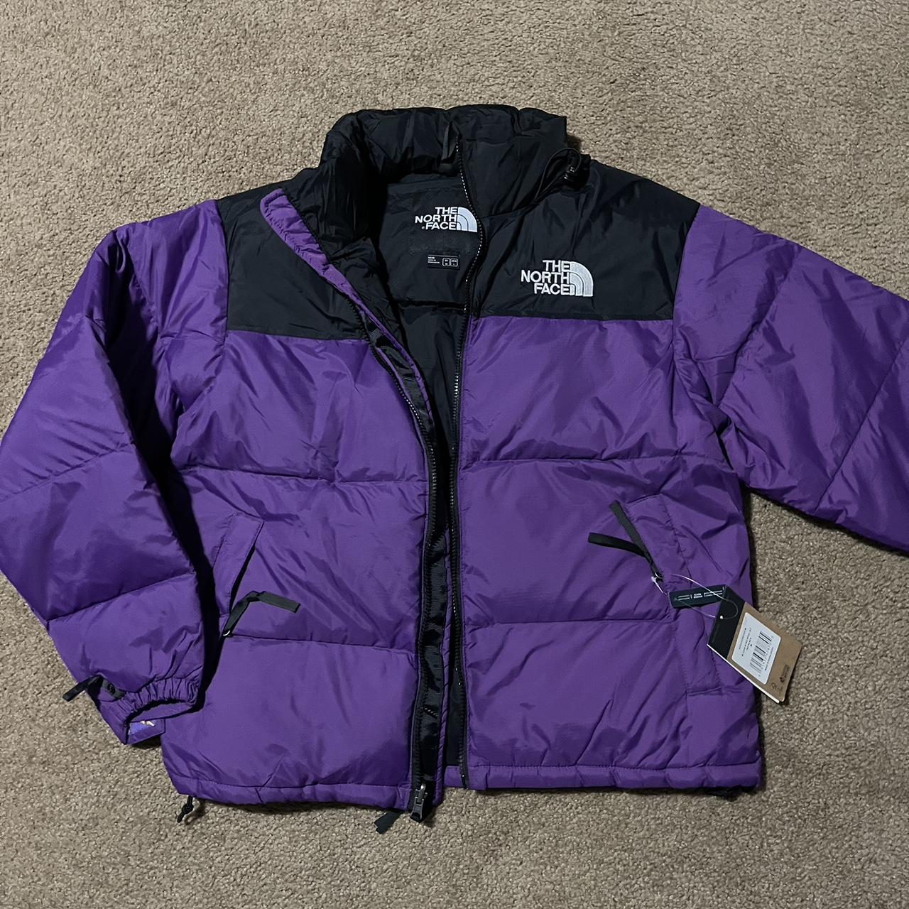 North face puffer purple size M men I got 2... - Depop