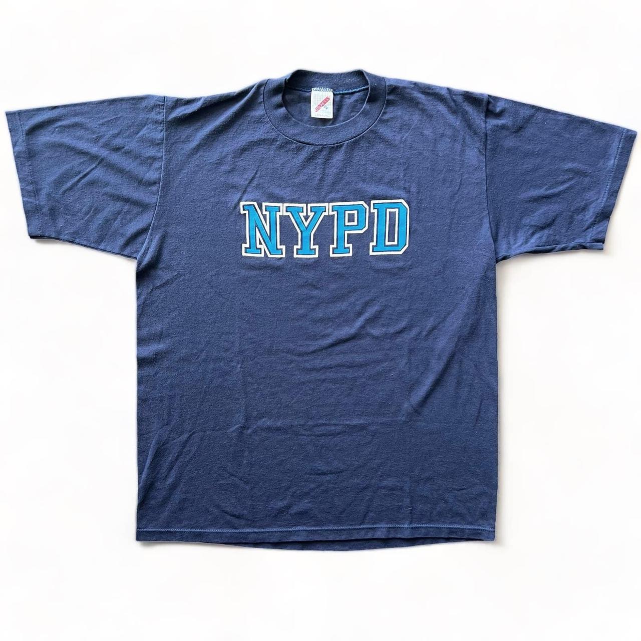 Vintage 90s 'NYPD/FBI TaskForce' Jersey Perfect - Depop