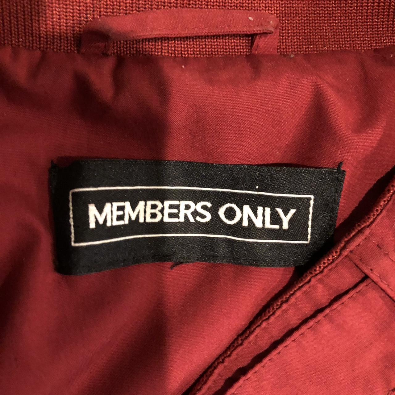 🔥VINTAGE🔥 Members Only Red Bomber Jacket Size:... - Depop