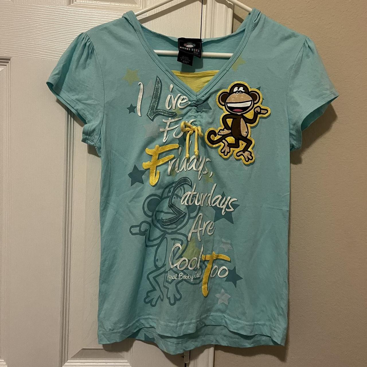 Bobby Jack kids t-shirt with hood light blue