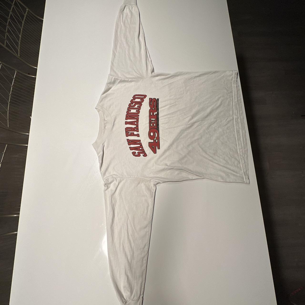 Vintage San Francisco 49ers white long sleeve shirt. - Depop