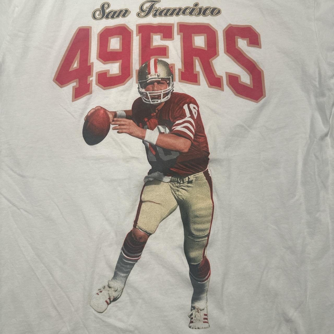 Joe Montana Jersey Vintage Jersey SF 49ers NFL - Depop