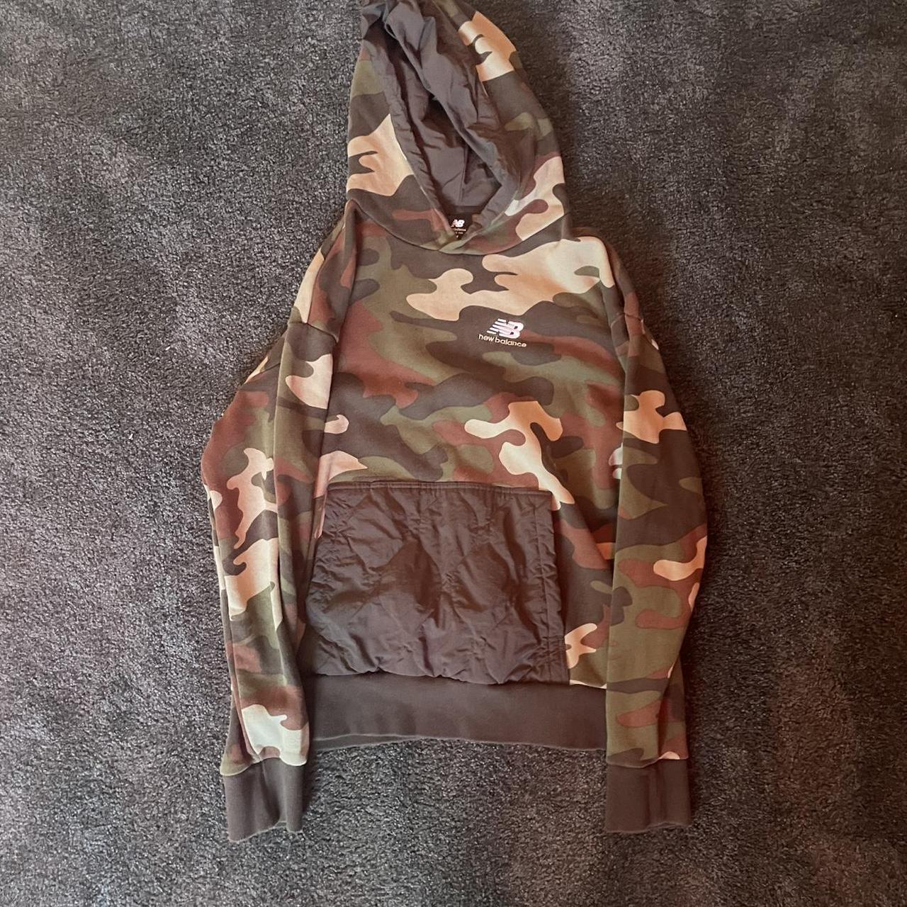 New balance camo hoodie on sale