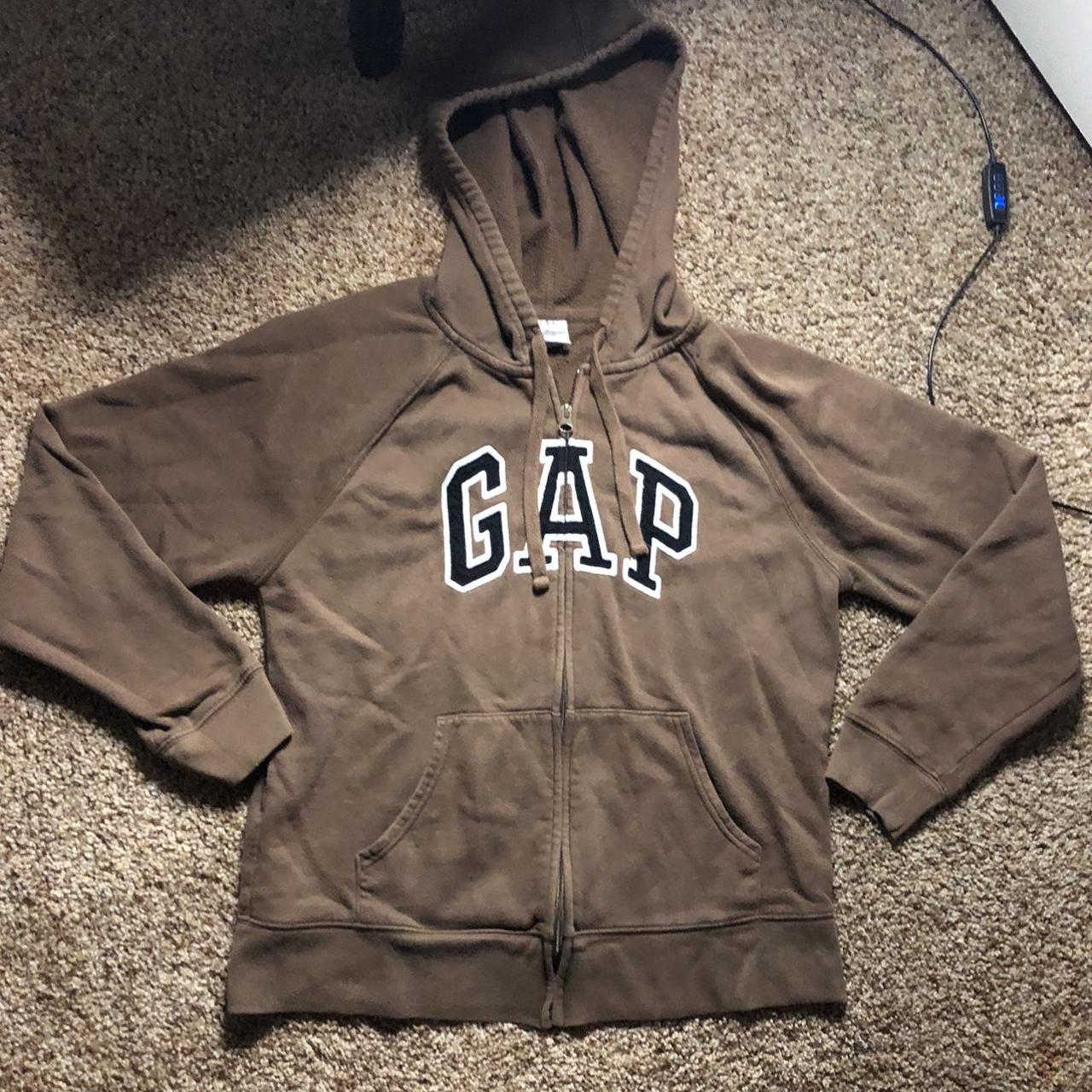 GAP Zipup hoodie great condition original price was... - Depop